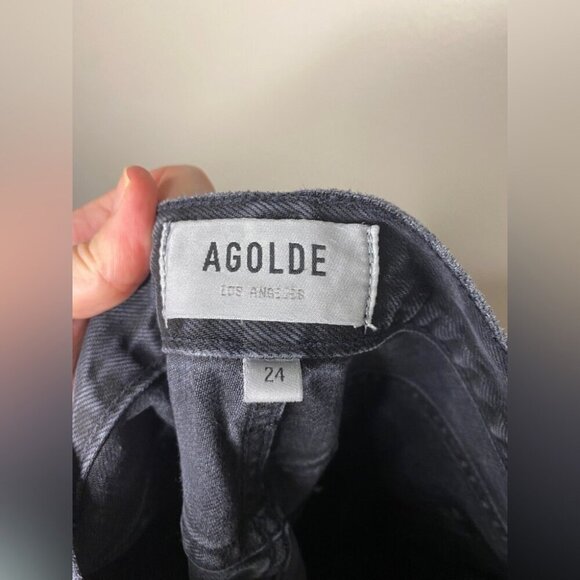 AGOLDE Riley High Rise Straight Leg Crop Jeans - Picture 7 of 9